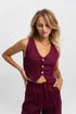 BASIC LINEN VEST